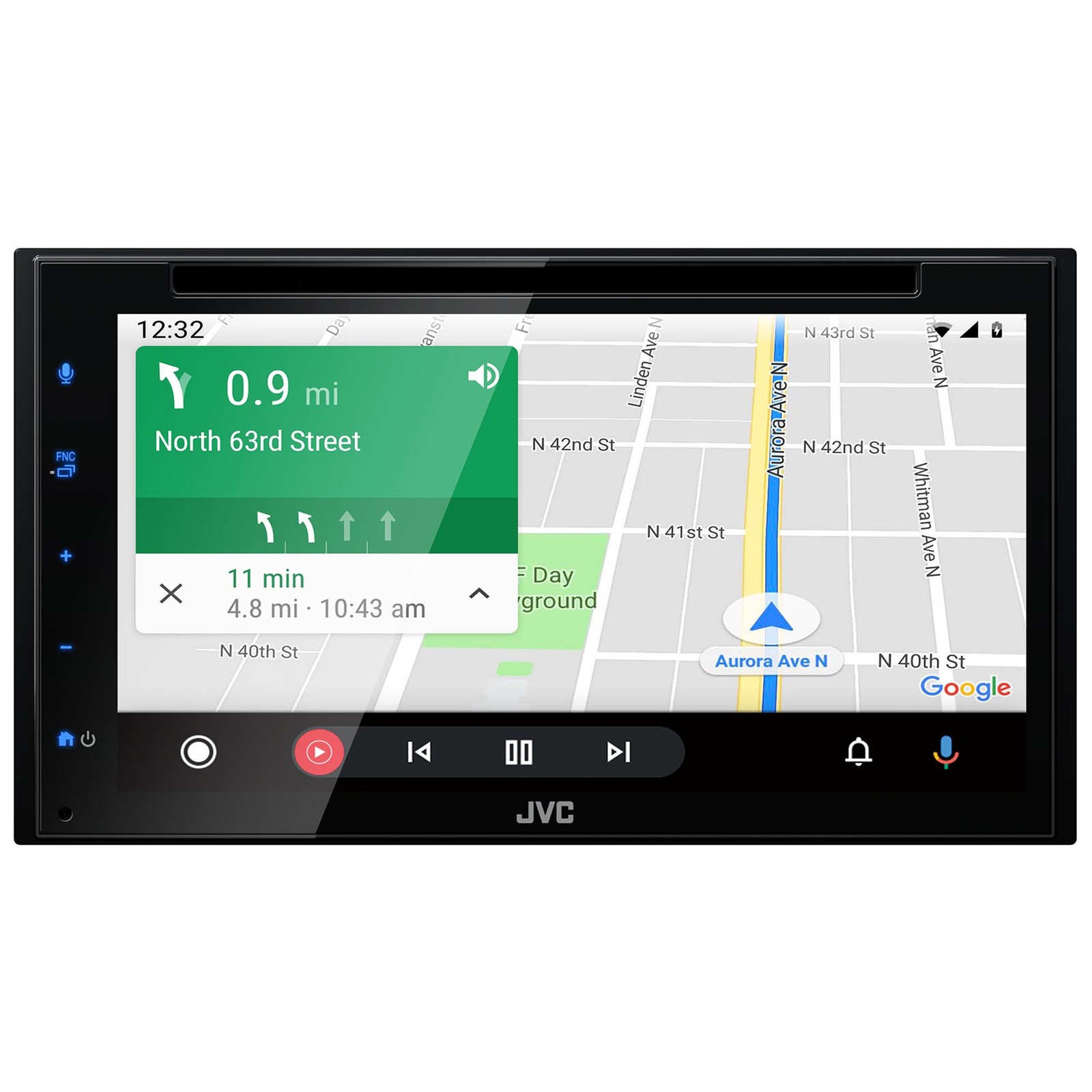 JVC KW-V660BT Receiver 6.8″ Monitor / CarPlay / Android Auto