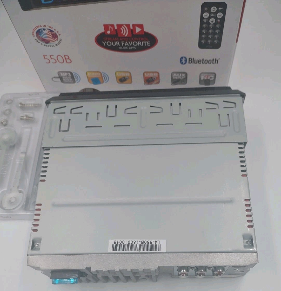 BOSS 550B Audio System In-Dash CD AM/FM Receiver Built-in Bluetooth Read Des