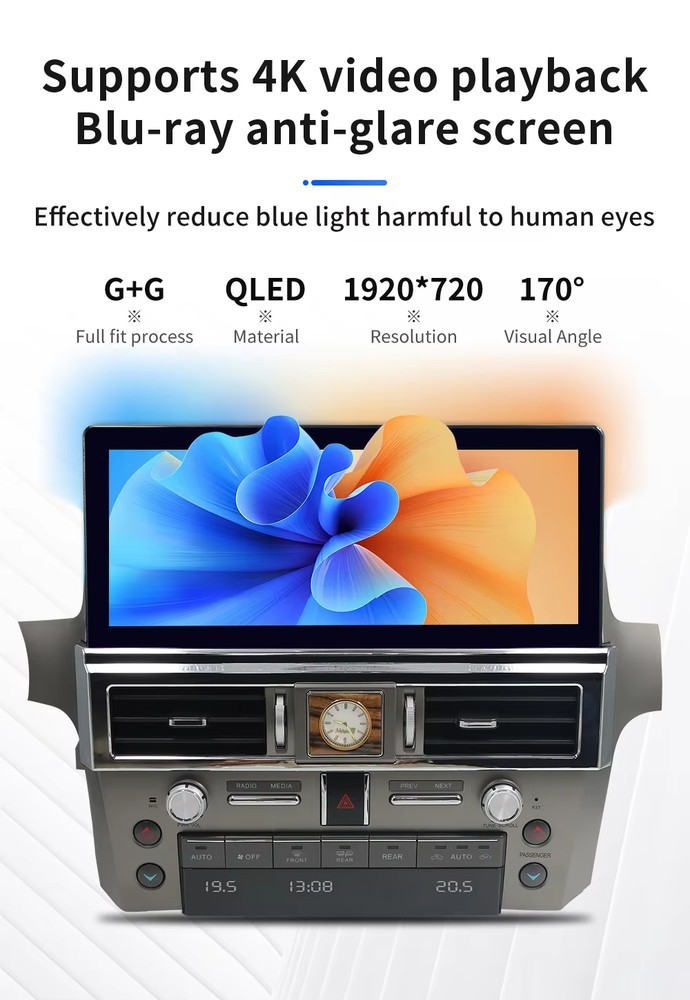 For Lexus GX460 GX400 2010-2022 Android Car Stereo Radio GPS Navi Carplay 12.3″