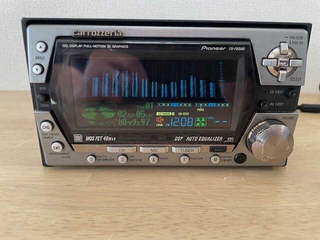 Pioneer carrozzeria FH-P88MD 2Din Car Audio CD MD Player Already Maintained