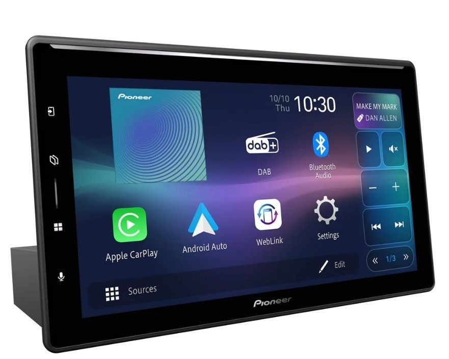 Pioneer 10.1″ Floating Screen CarPlay Split Screen, Android Auto DMH-WT8000NEX