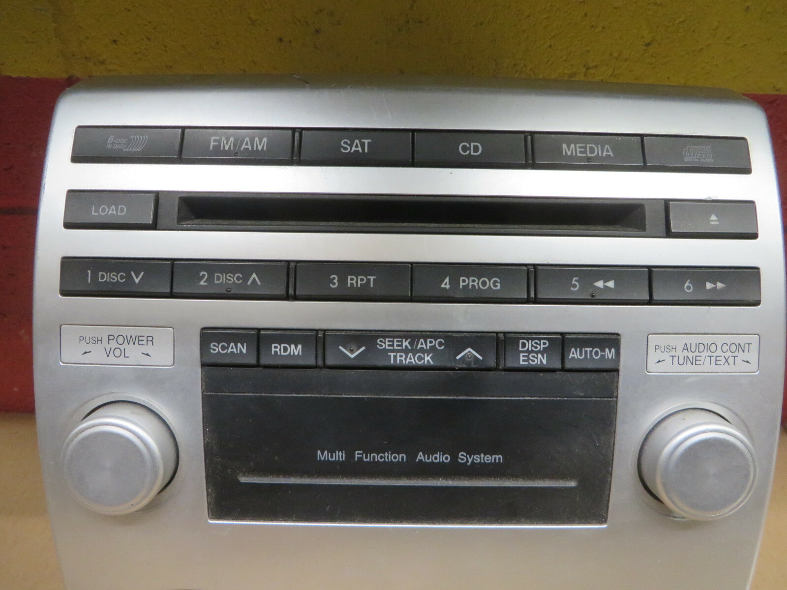 MAZDA 5 2006 2007 RADIO AUDIO AM FM CD FACTORY DASH UNIT OEM # CC4566ARX