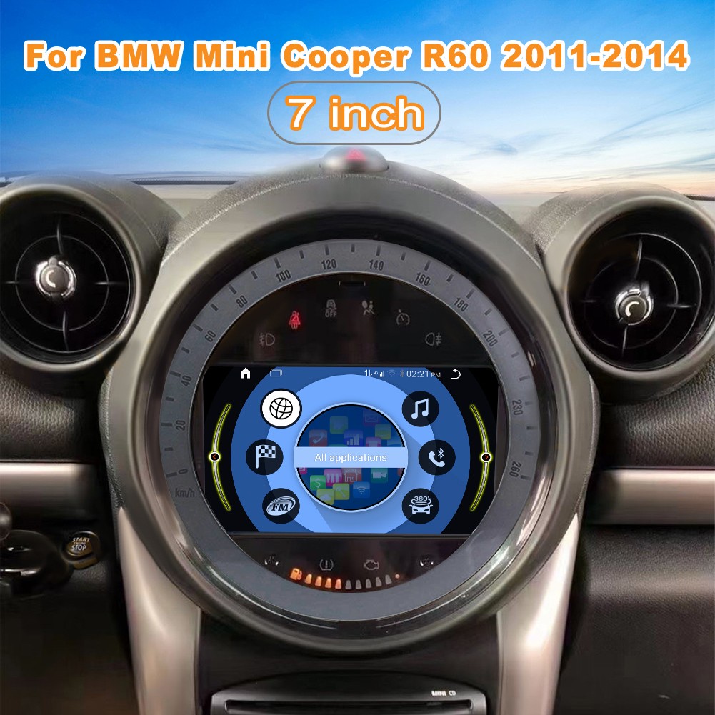 Android 11 Car Navigation Player 360 camera For BMW Mini Cooper 2011-2016 Radio