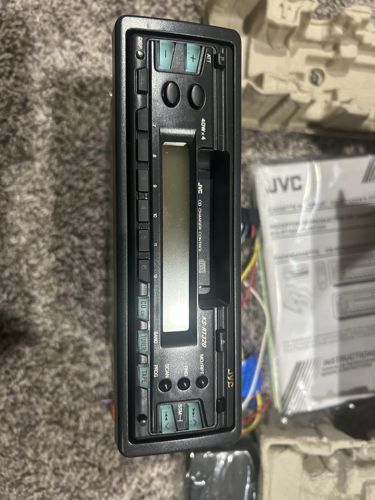 JVC KS-Rt320 Head Unit Old Stock Display Unit