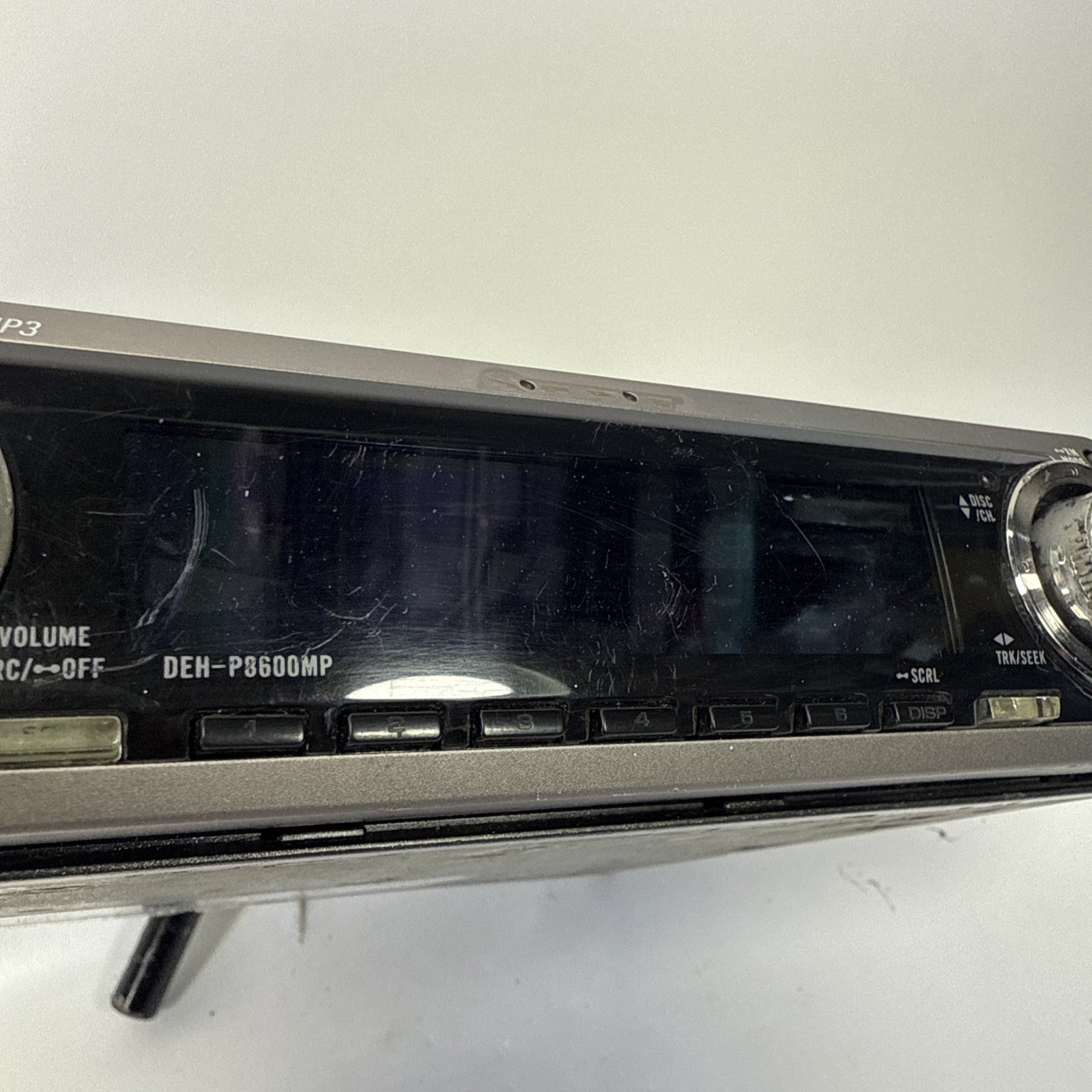 (FLAWS) Pioneer Premier DEH-P8600MP Old School Stereo OEL DOLPHIN GRAPHICS 🐬