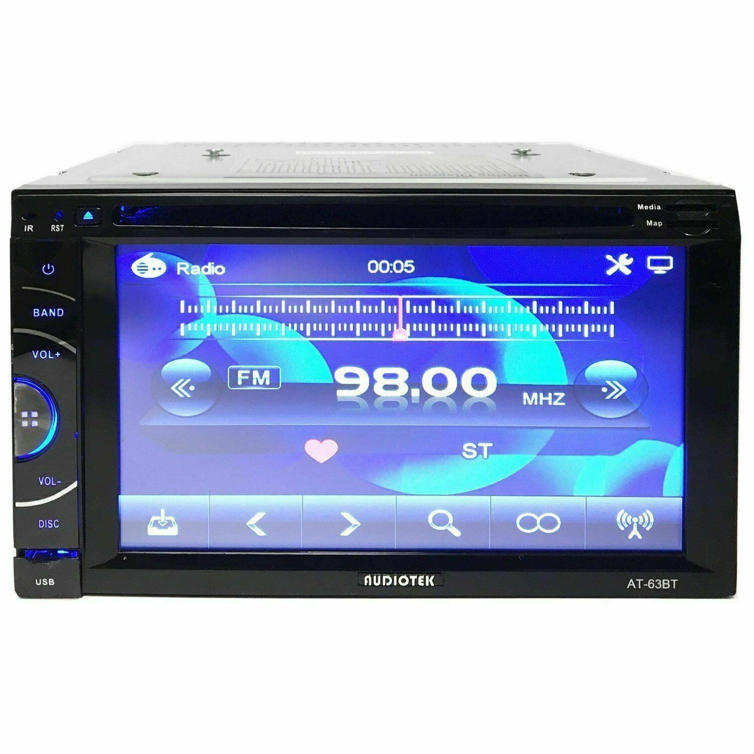 6.2″ DIN TOUCHSCREEN CAR STEREO DVD BLUETOOTH STEREO MP5 MP3 Player + Rear Cam