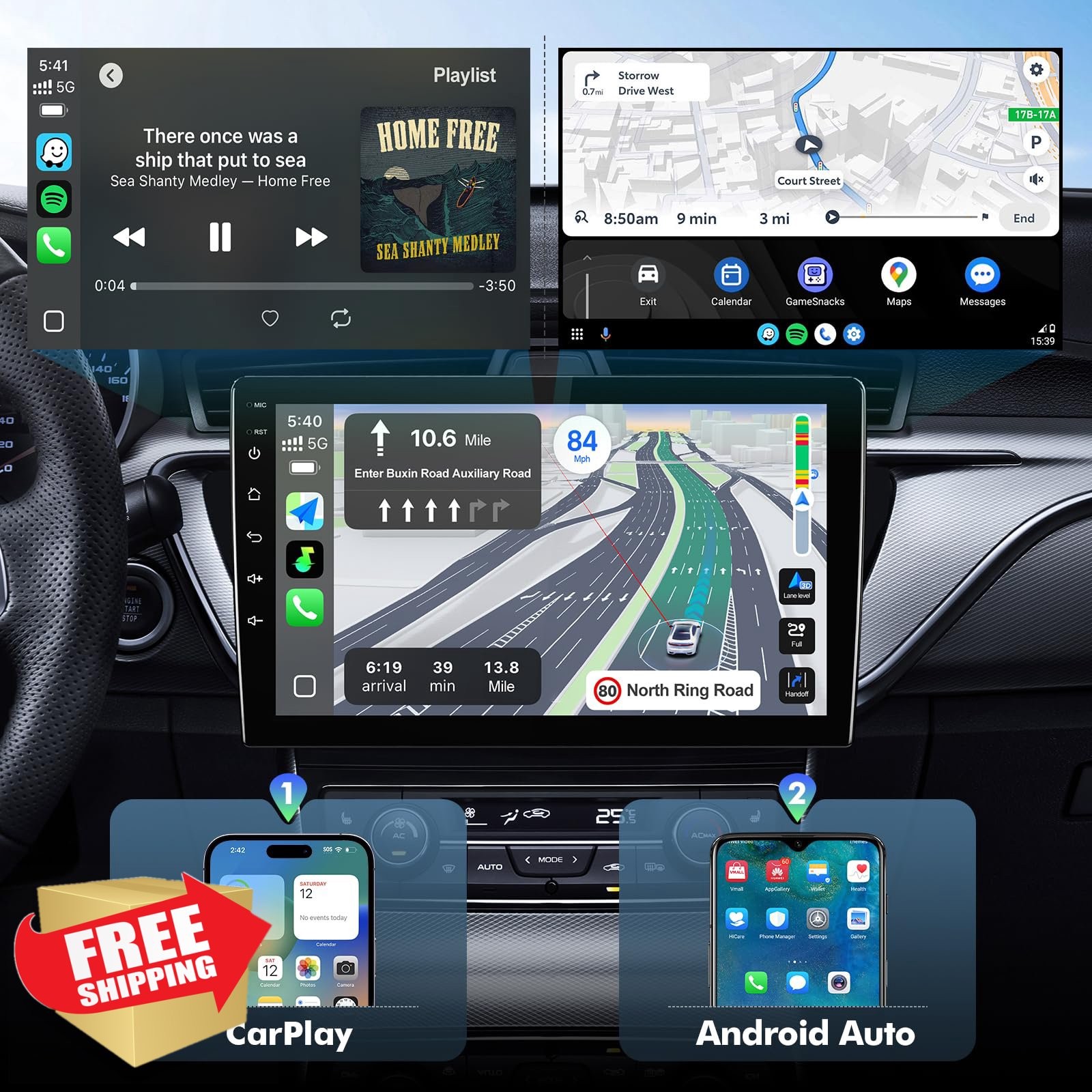 ISUDAR 9 Inch IPS Mazda 3 2010-2013 CarPlay Android Auto Stereo
