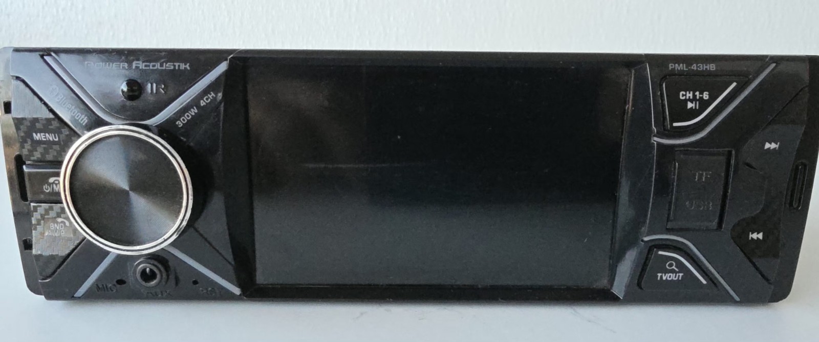 Power Acoustik PML-43HB Bluetooth Digital 1080P Multimedia Receiver Used