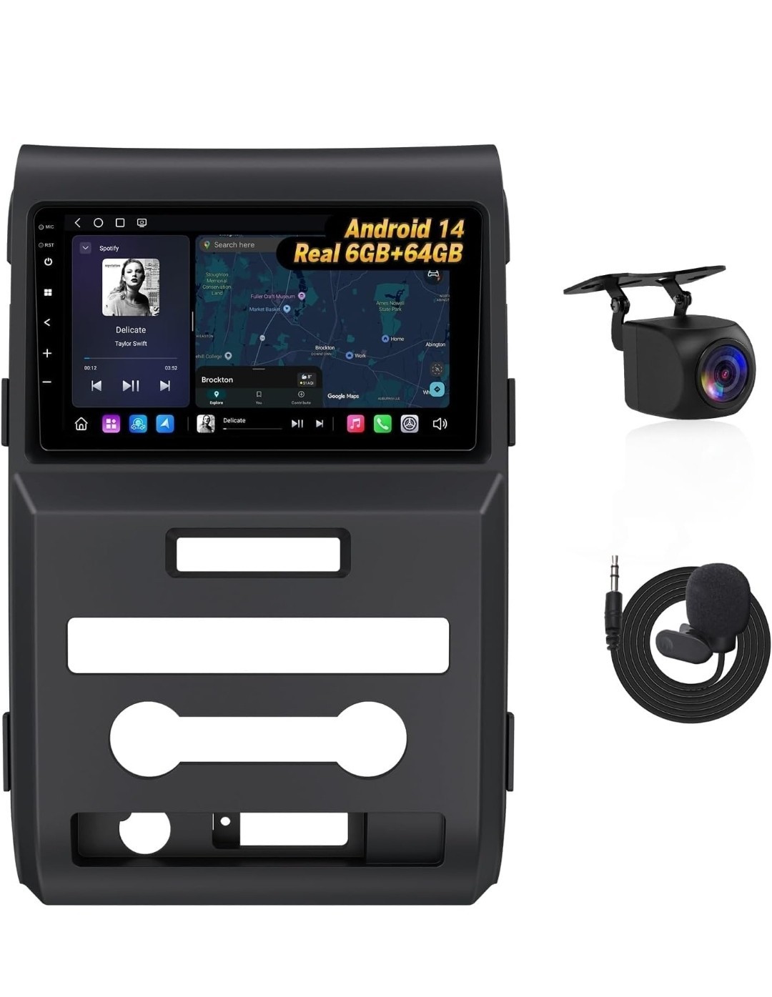 Eonon 9″ Car Radio Compatible with Ford F150 2009-2014,Large Touchscreen Display