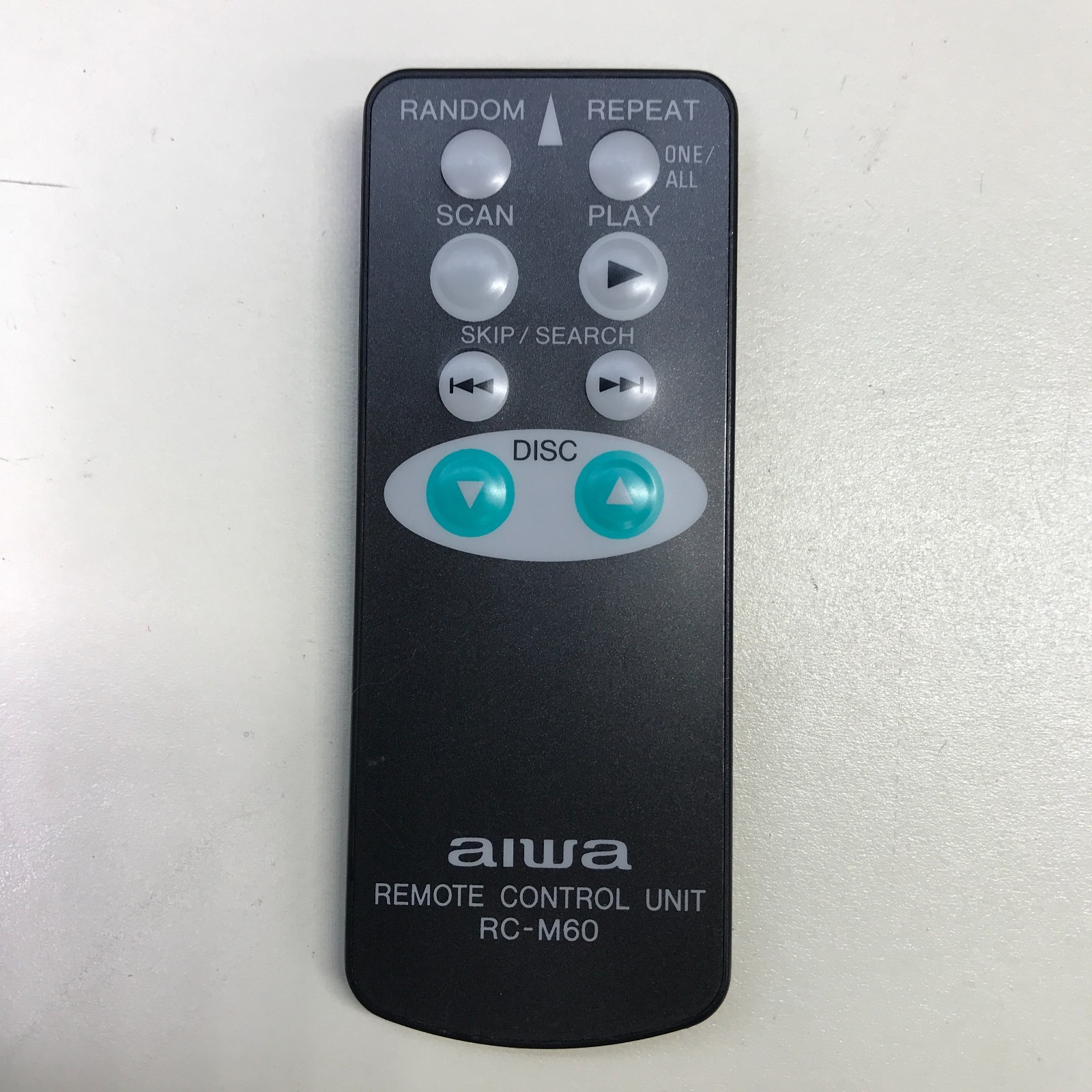 AIWA RADIO AUDIO REMOTE CONTROL OEM # RC-M60YU # RC-M60