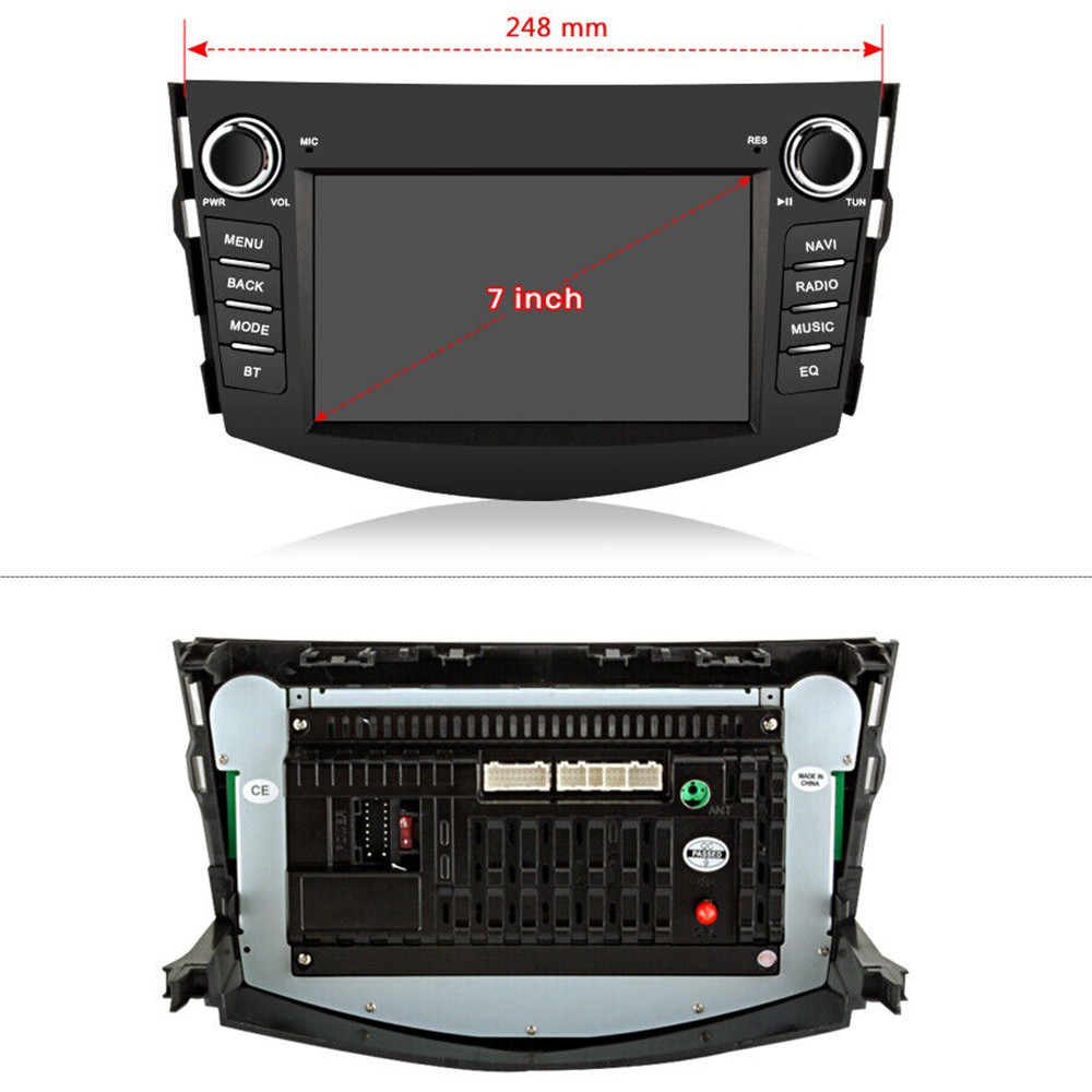 For 2006-2012 Toyota RAV4 Basic Apple Carplay Car Stereo Radio GPS Navigation
