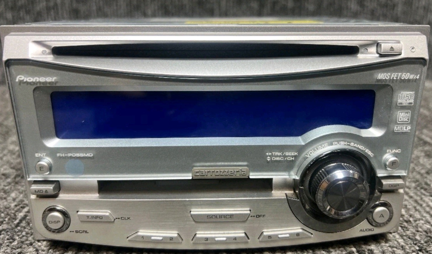 JDM Pioneer Carrozzeria FH-P055MD 2DIN Car Audio CD MD Player Tested Working