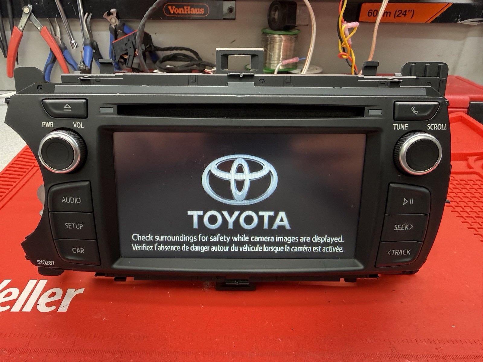 2017–2018 Toyota Yaris 86140-0D430 AM FM Radio MP3 CD Player 510281