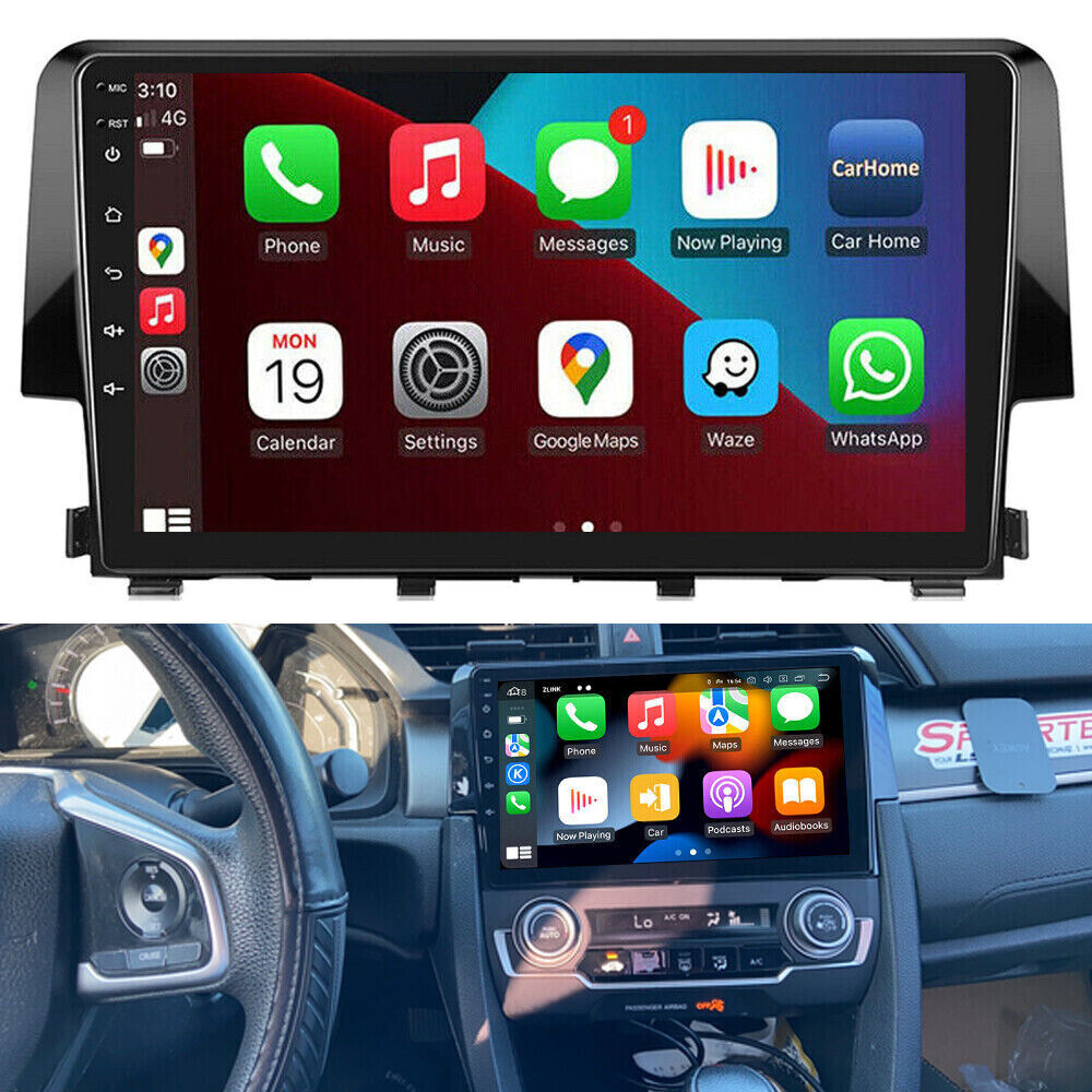 9″ 32G FOR HONDA CIVIC 2016-20 CAR STEREO RADIO GPS WIFI APPLE CARPLAY 1280*800