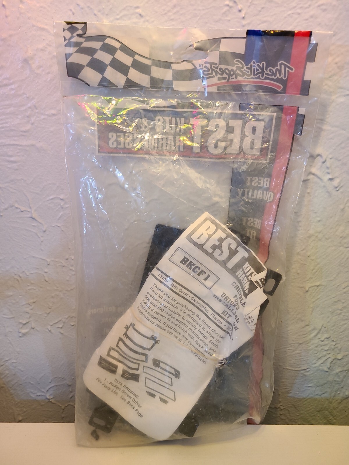 1974-2000 Installation Dash Kit Chrysler Ford Jeep Multi Fit BKCF1 NOS