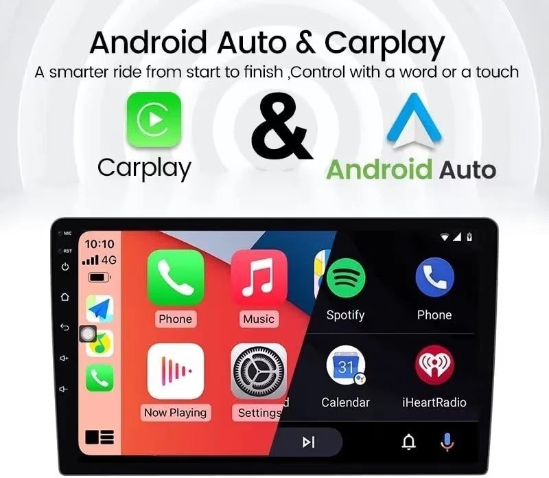Wireless CarPlay Android Auto Adapter for VW Tiguan 2010-2015 Plug & Play 9 Inch