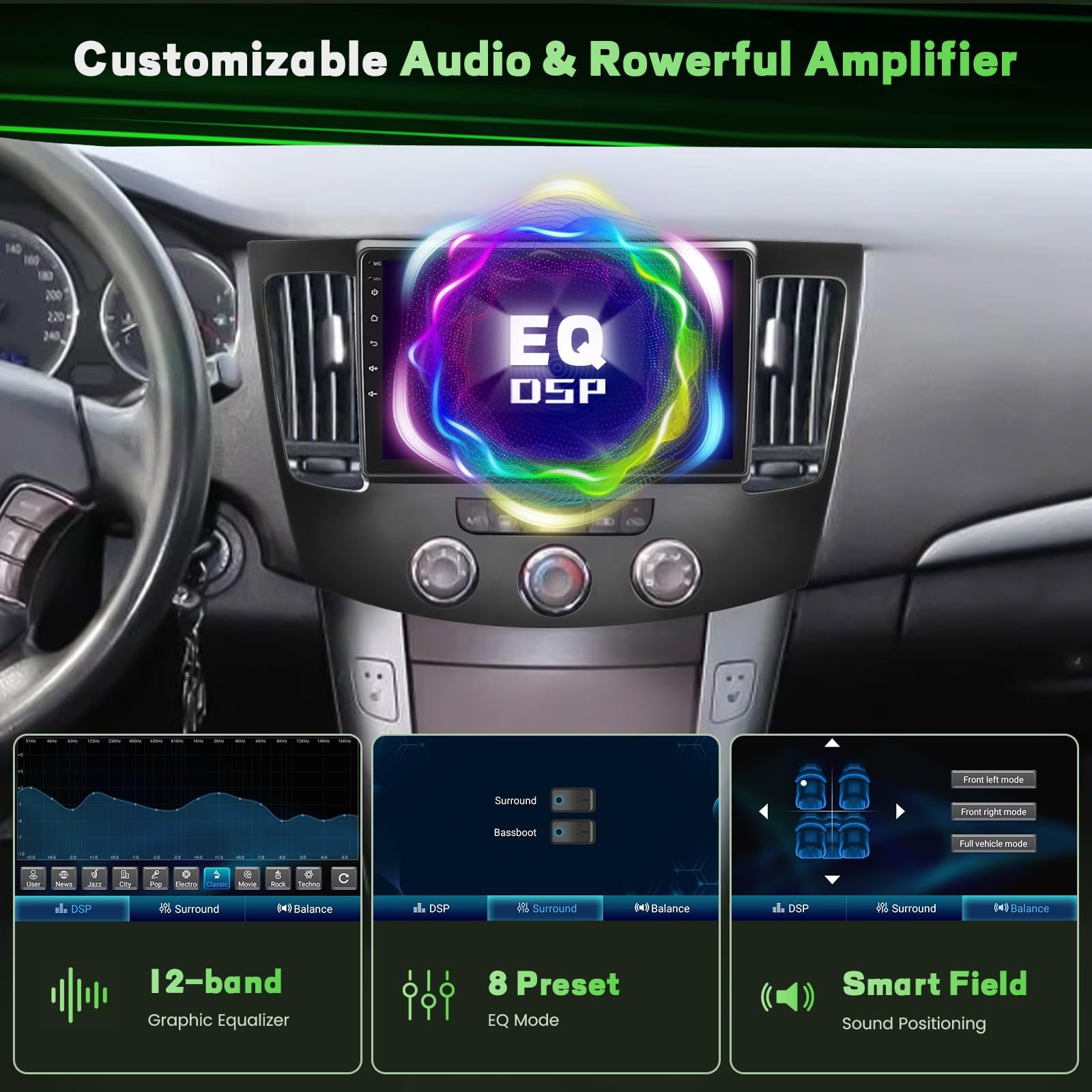 2+64GB Android 15 Car Radio for Hyundai Sonata 2009-2010 Wireless Carplay And…