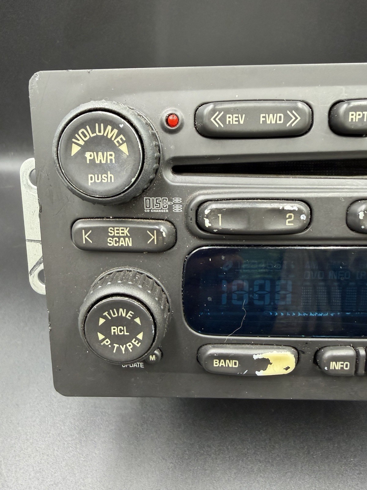 GMC Chevrolet Radio 6 CD Disc Changer Stereo Receiver Delphi OEM Untested