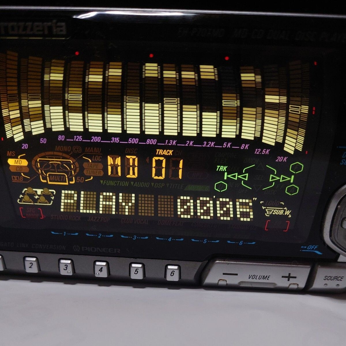 Pioneer carrozzeria FH-P707MD Car Audio CD MD MiniDisc Player