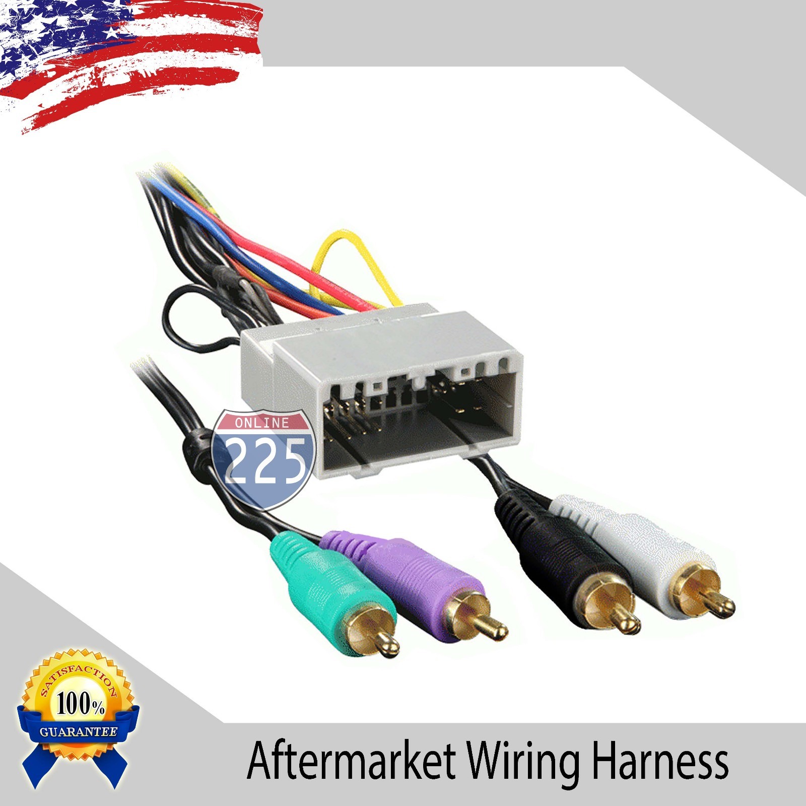 Car Stereo Wiring Harness AMP Aftermarket Radio Chrysler Dodge Jeep 2002 – 2007