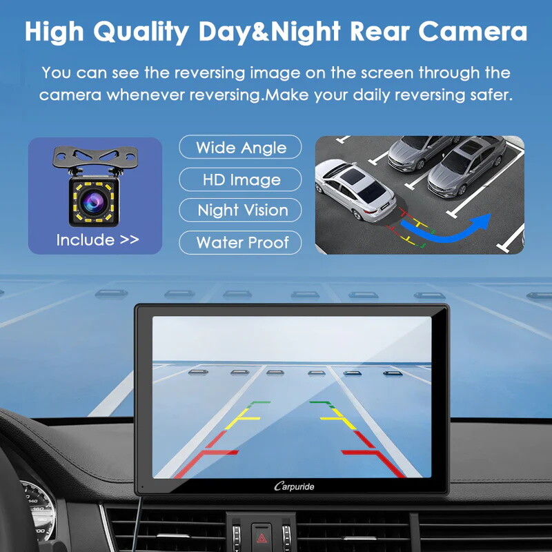 Carpuride 2+32G 9″Touchscreen Apple Carplay Car Stereo Android Auto Apps Install