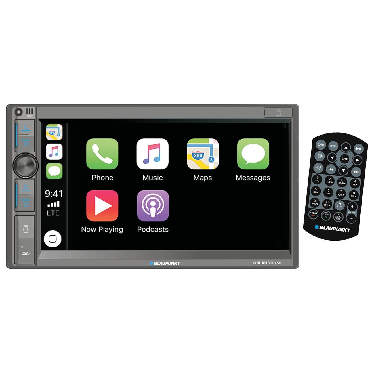 BLAUPUNKT ORLANDO 750 6.9″ TOUCHSCREEN 2-DIN RECEIVER APPLE CARPLAY ANDROID AUTO