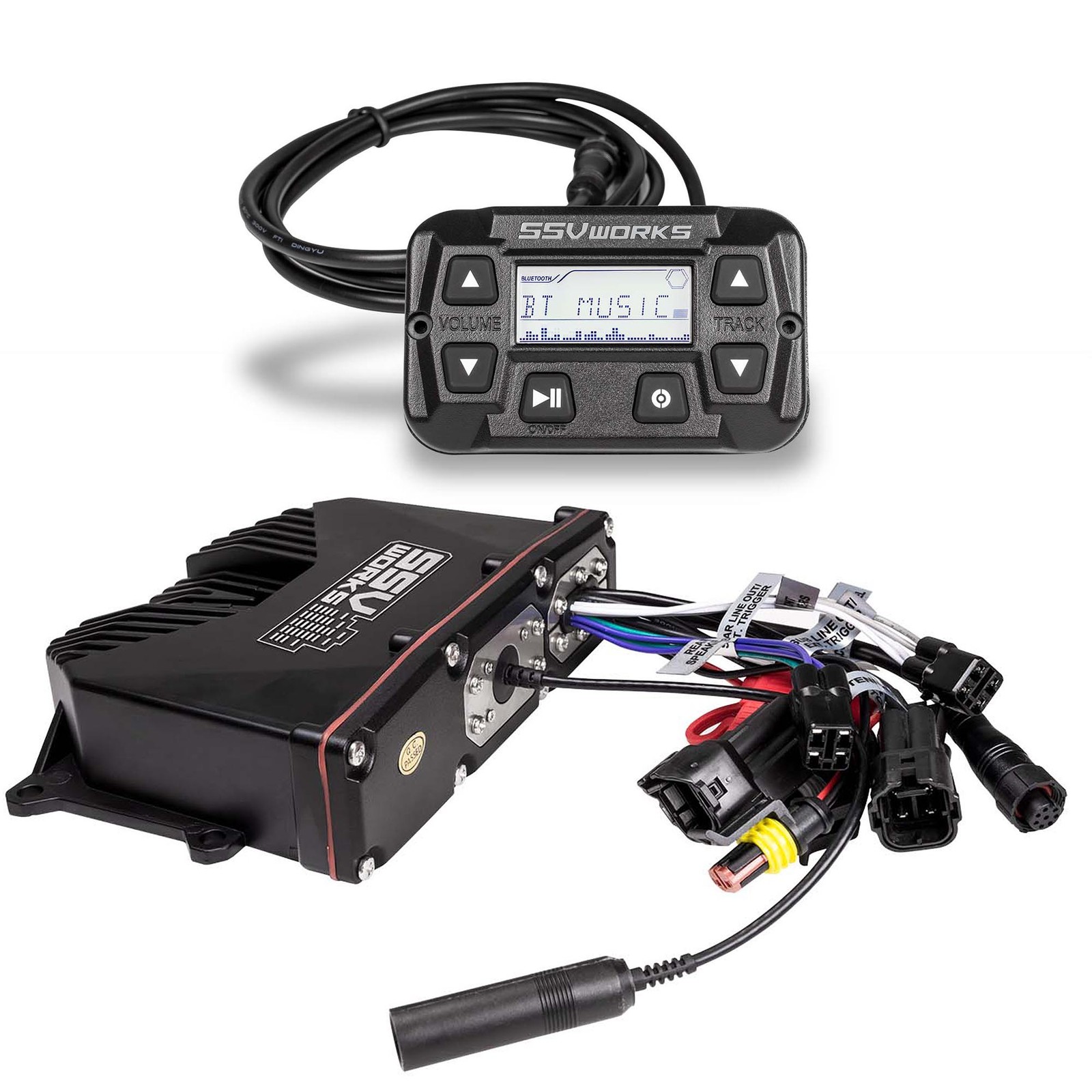 SSV Works MRB3S Panel mount Bluetooth Media Controller with LCD Display
