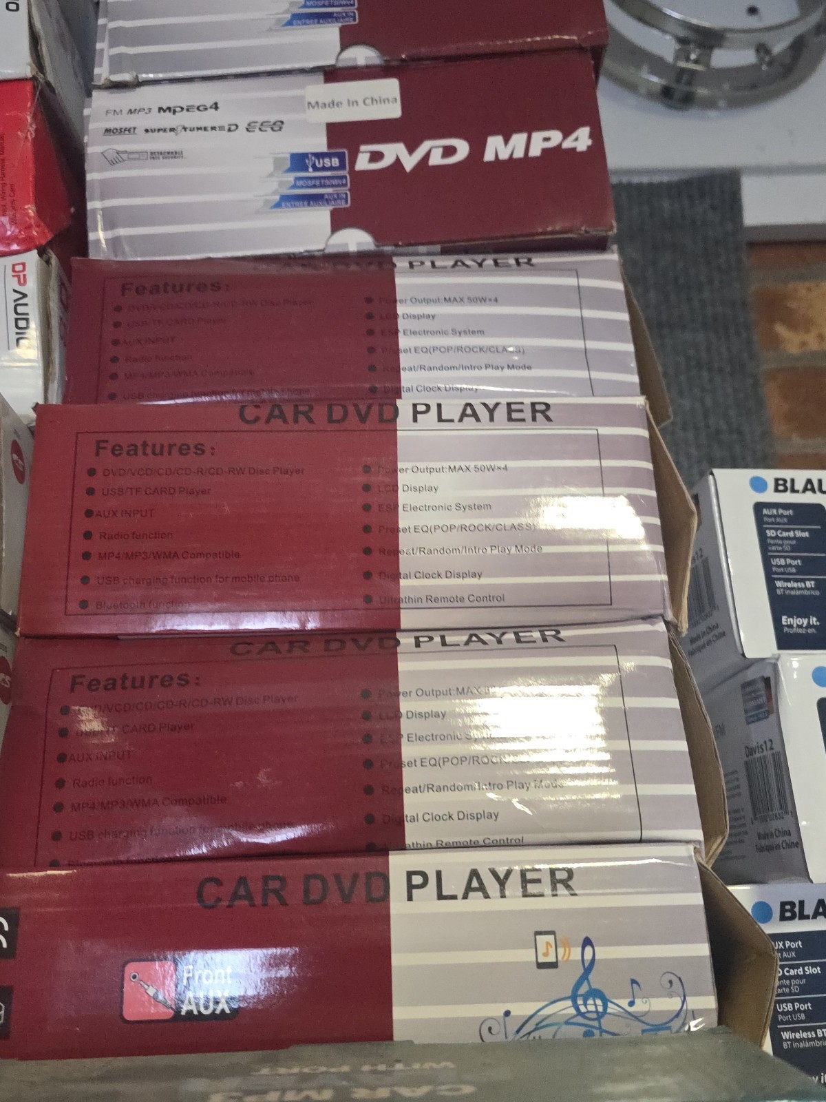 Standard Car DVD CD Radio Stereo Great For Golf Cart, Tractor, Equipment
