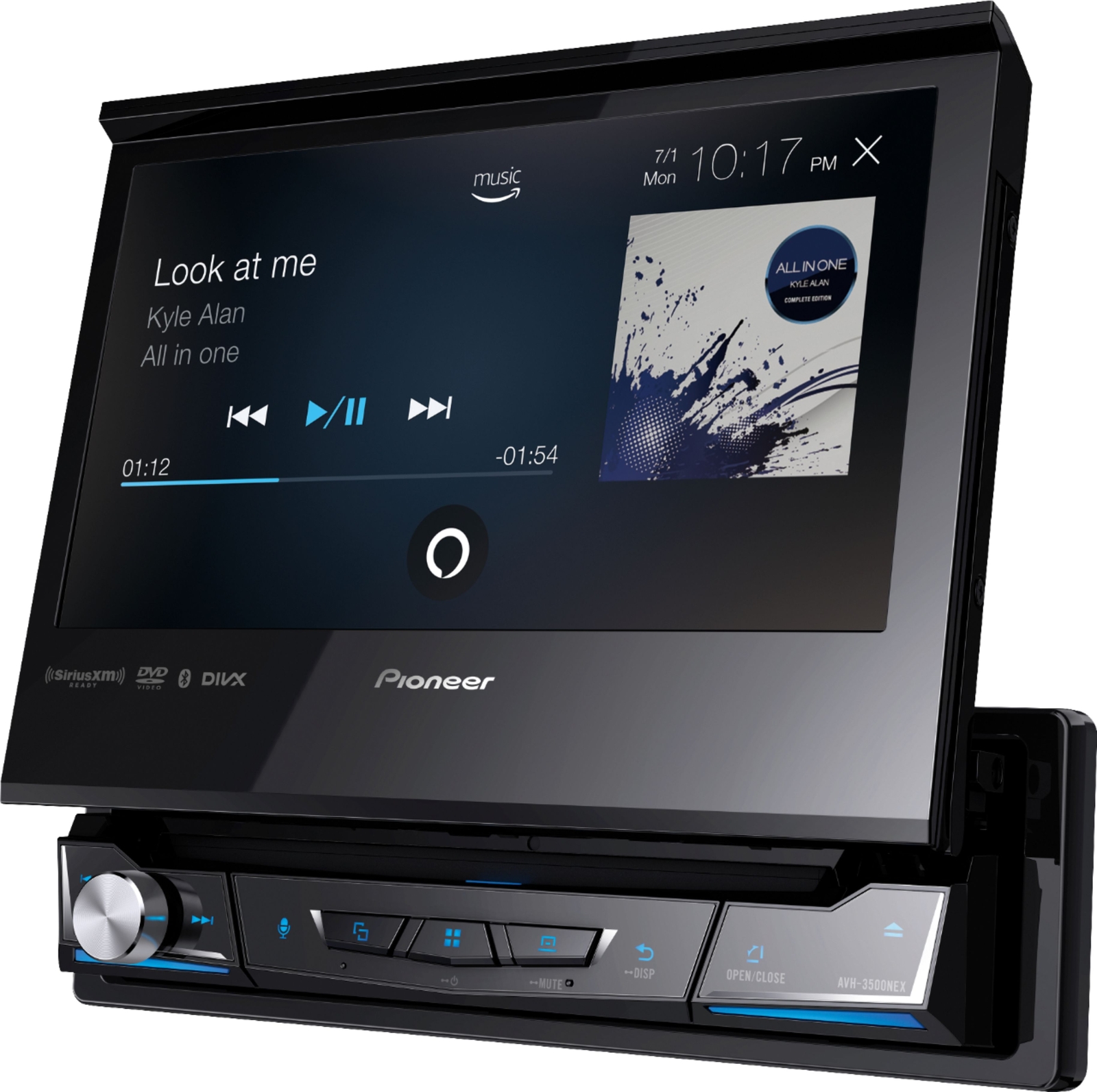 Pioneer 1-DIN 6.8 Touchscreen Car Stereo DVD Player Receiver