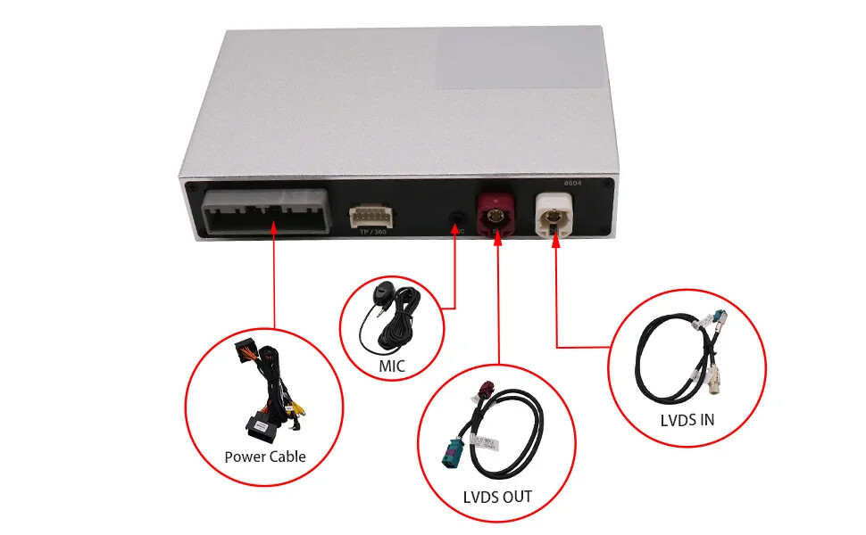 Wireless Carplay Android Auto for Volkswagen Touareg RNS850 AirPlay Module