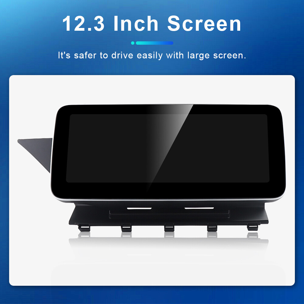 Android Car GPS Auto Carplay 12.3” 8G+128G For Mercedes Benz GLK X204 2013-2015