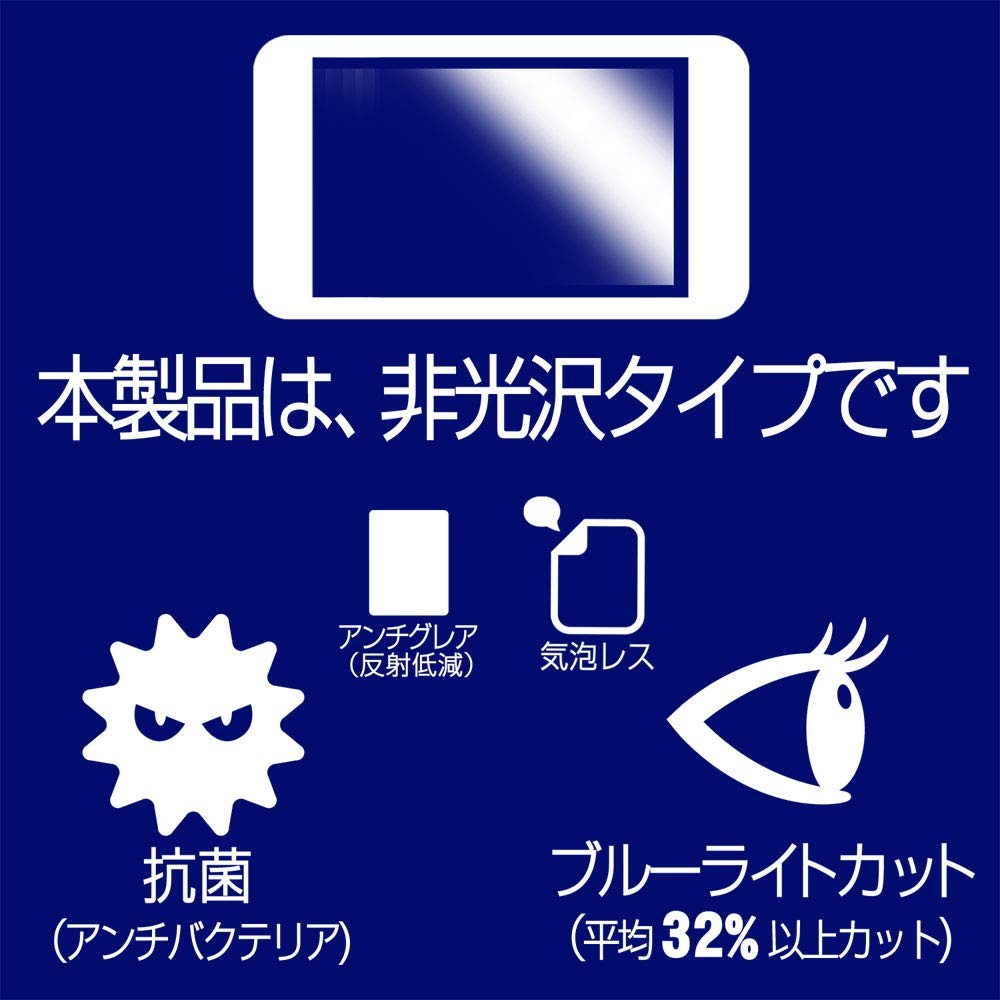 Carrozzeria FH-8500DVS compatible LCD screen protector, anti-glare, blue light c