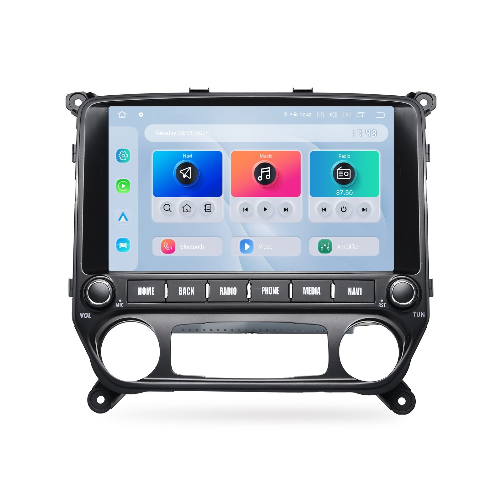 Dasaita Car Stereo for Chevrolet Silverado GMC Sierra 2014-2019 GPS Navi BT WiFi