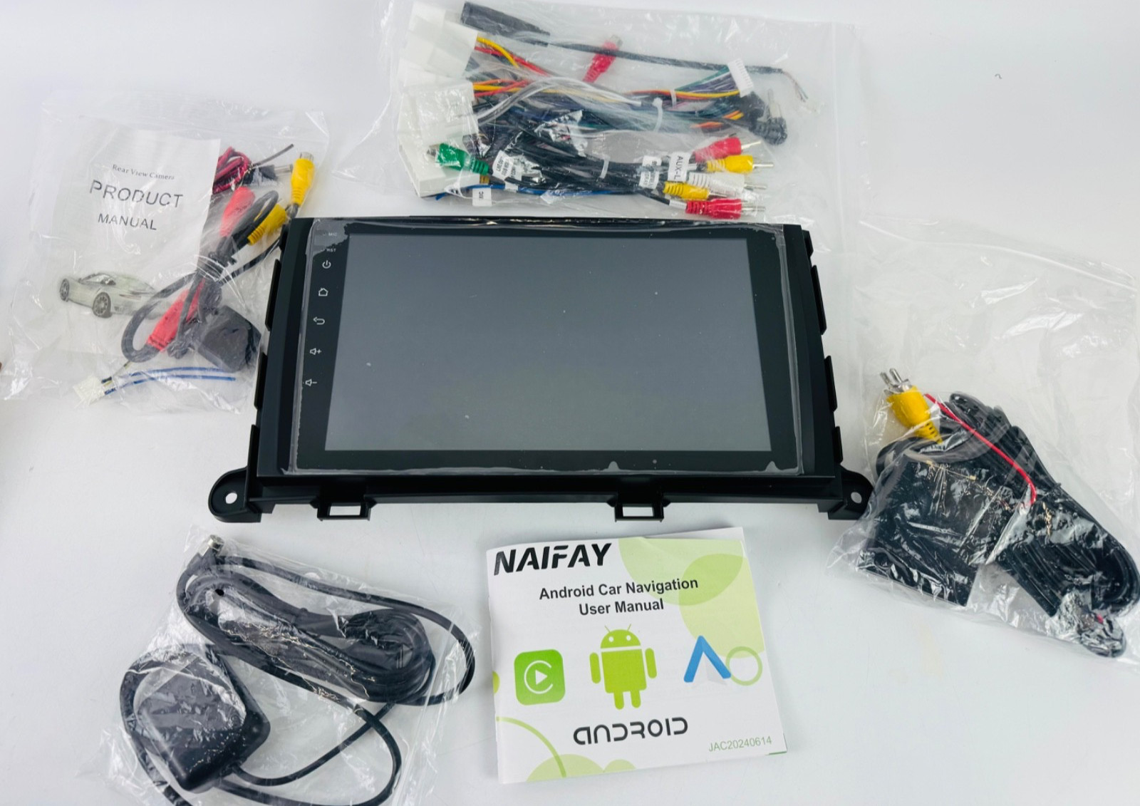 Naifay Car Radio Stereo for Toyota Sienna 11-14 w/Wireless CarPlay Android
