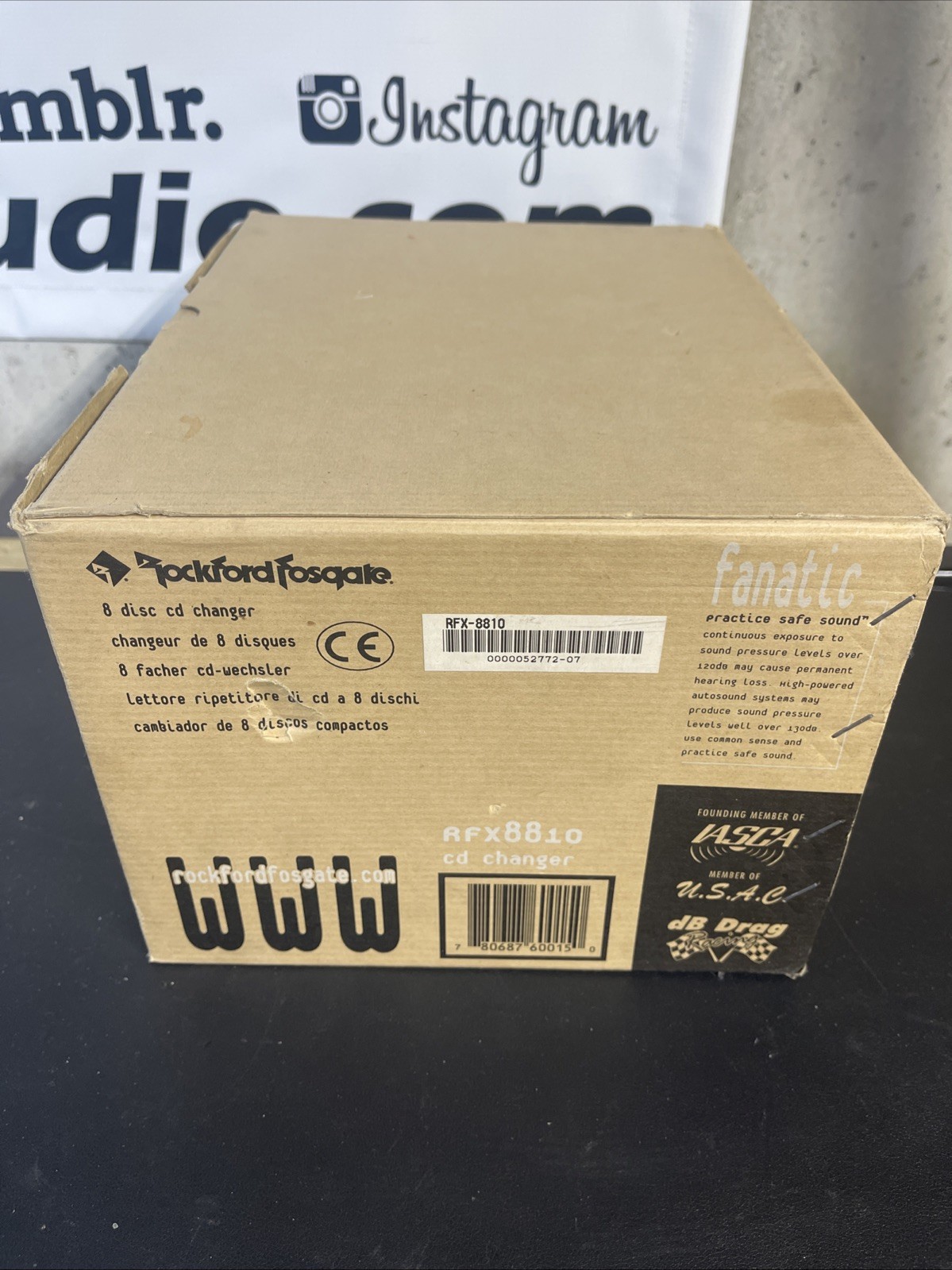 Rockford Fosgate RFX8810 8 Disc CD Changer NEW! Vintage Car Audio HX2 Power USA!
