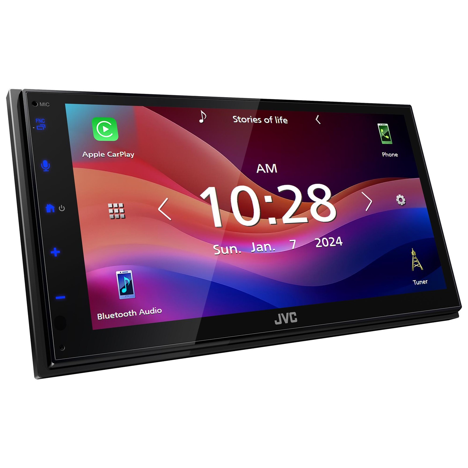 JVC KW-M595BT Digital Car Stereo (50W x 6-Ch), Apple CarPlay & Android Auto C…