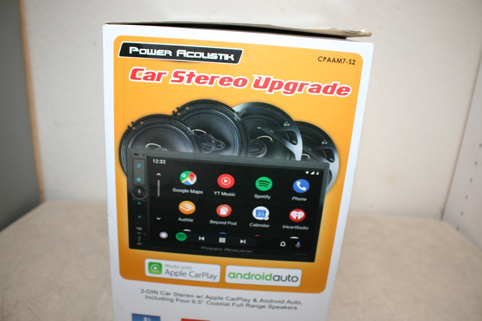 Power Acoustik Car Stereo CPAAM7-S2 New In Box Apple Car Play Android auto NEW!