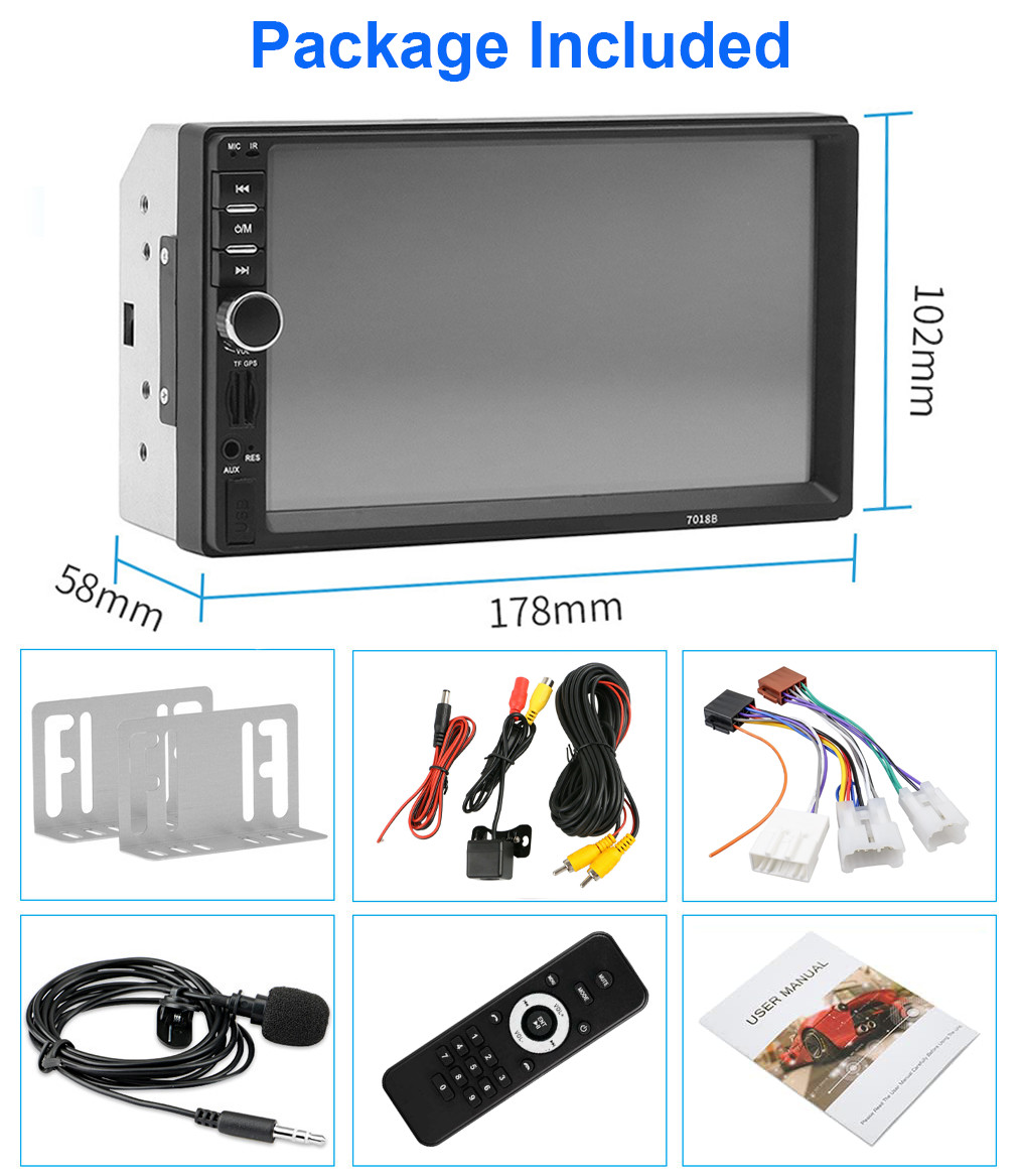 Double Din For Toyota Tacoma 1995-2004 Android Auto CarPlay GPS Car Stereo Radio