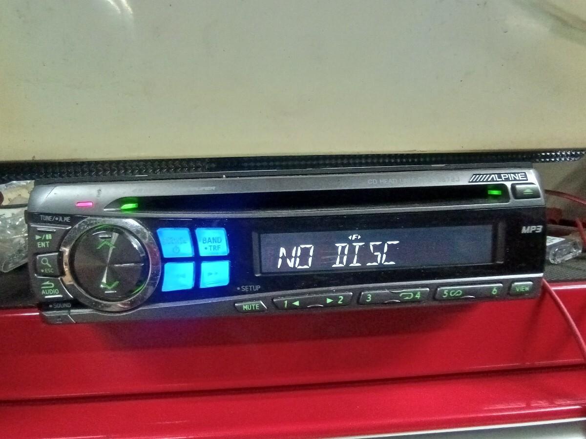 ALPINE CDA 9873J CD MP3 Car Stereo Head Unit Receiver Used