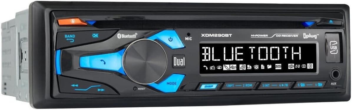 QFX FX-181 Bluetooth Car Audio Stereo Receiver AM/FM Receiver-In Dash MP3 Player