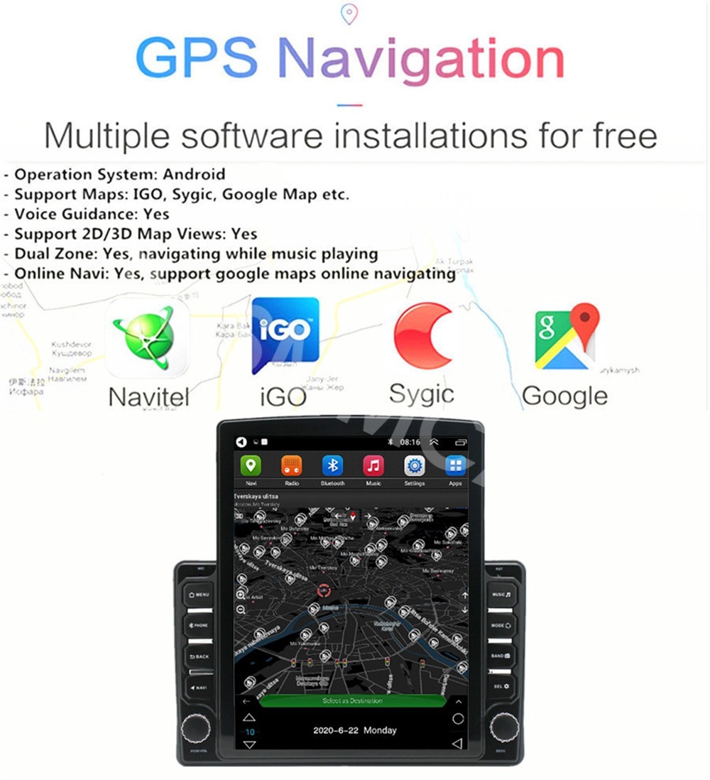 For Ford F150 2004-2008 Android 14 Car Stereo Radio For Apple Carplay GPS 4+32GB