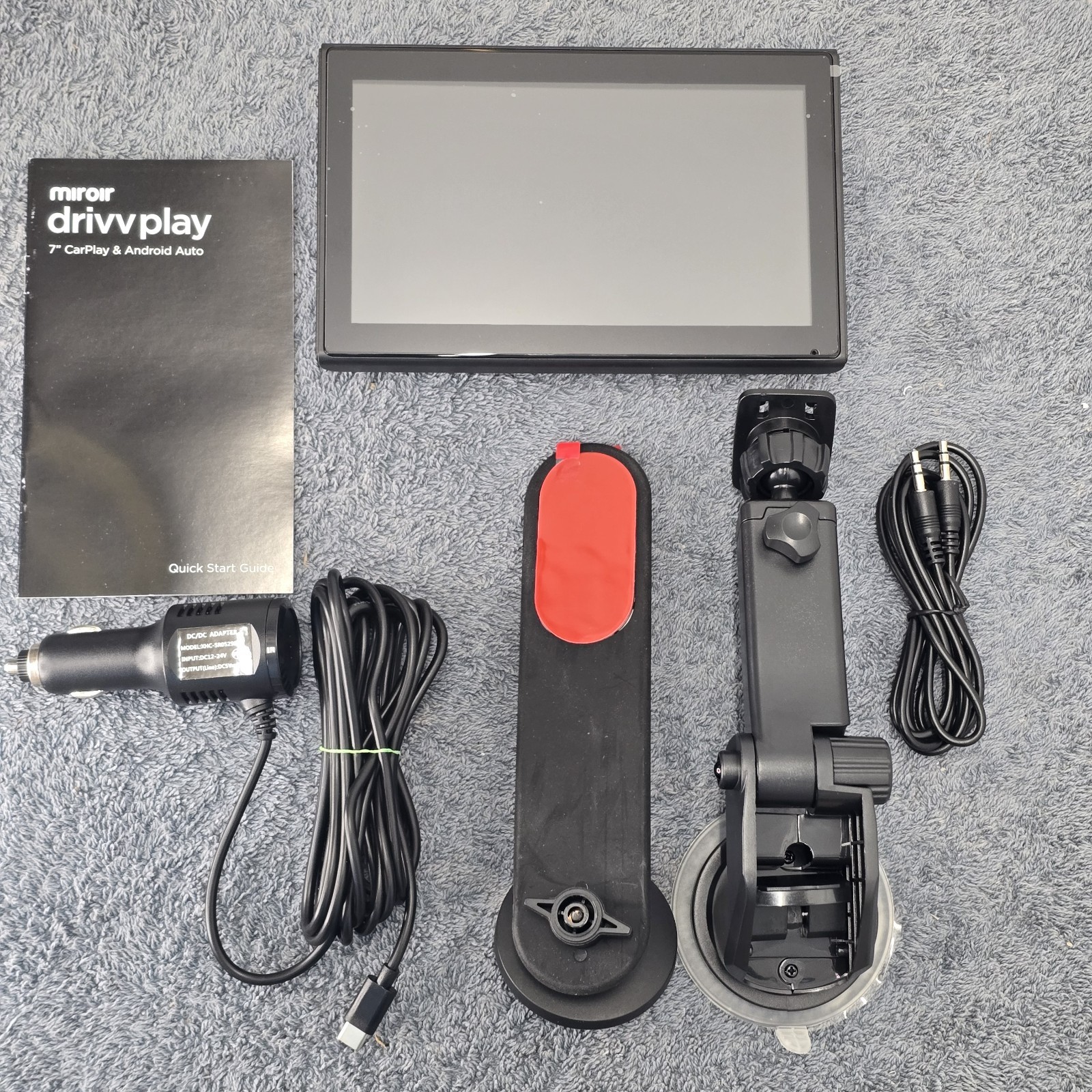 Miroir Drivvplay, Wireless Car Play and Android Auto Display, 7″ Touch Screen