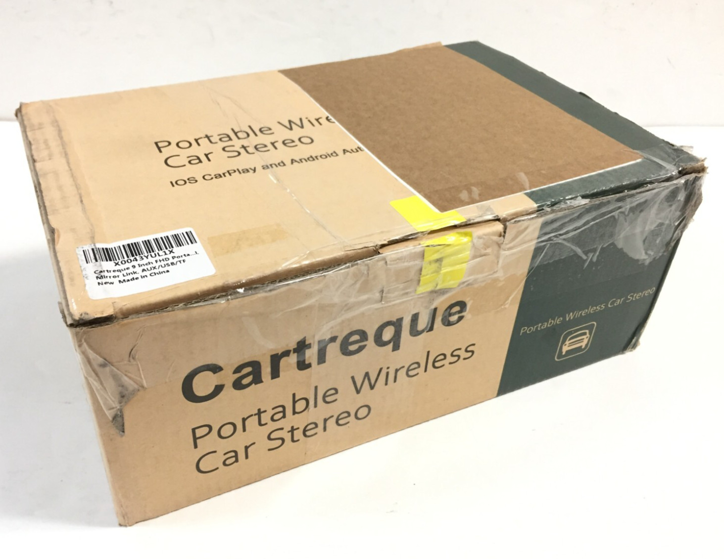 Cartreque Portable Wireless Car Stereo IOS Apple CarPlay Android 9” Touchscreen