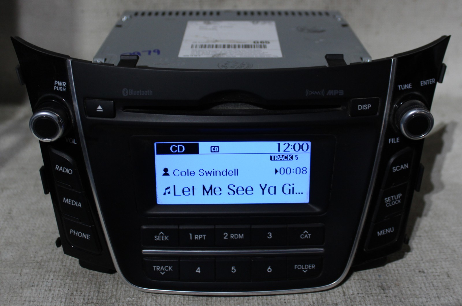 Hyundai Elantra 2015 2016 2017 Factory Stereo Bluetooth CD Radio 96170A5260GU
