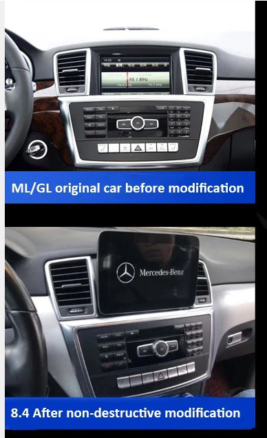 Android Car Gps Navigation 8.4″ For Mercedes Benz Ml Gl 11~19 8+128g Wifi Audio