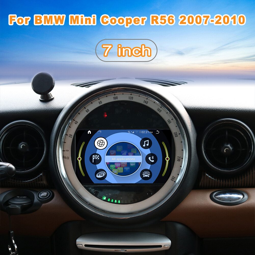 Wireless Carplay Android Auto Radio for BMW Mini Cooper R56 2007-2010 Stereo GPS