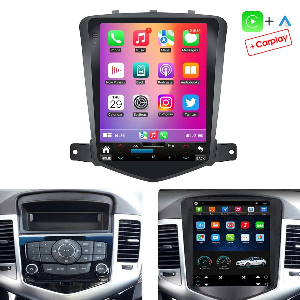 64GB For Chevy Cruze 2009-2015 Android 15 Car Stereo Radio 9.7″ GPS Navi Carplay