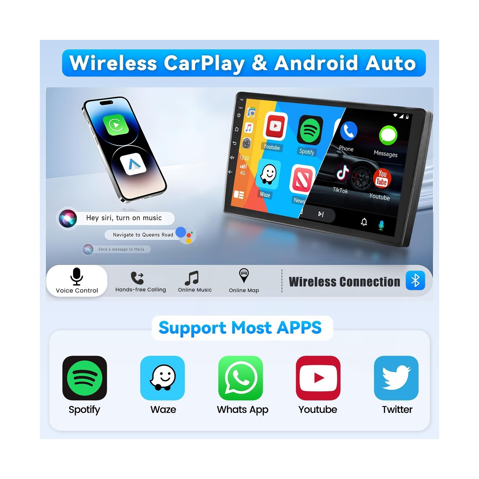 Android 15 Car Radio for Lexus RX300 RX330 RX350 RX400H 2004-2009, 9 inch Cap…
