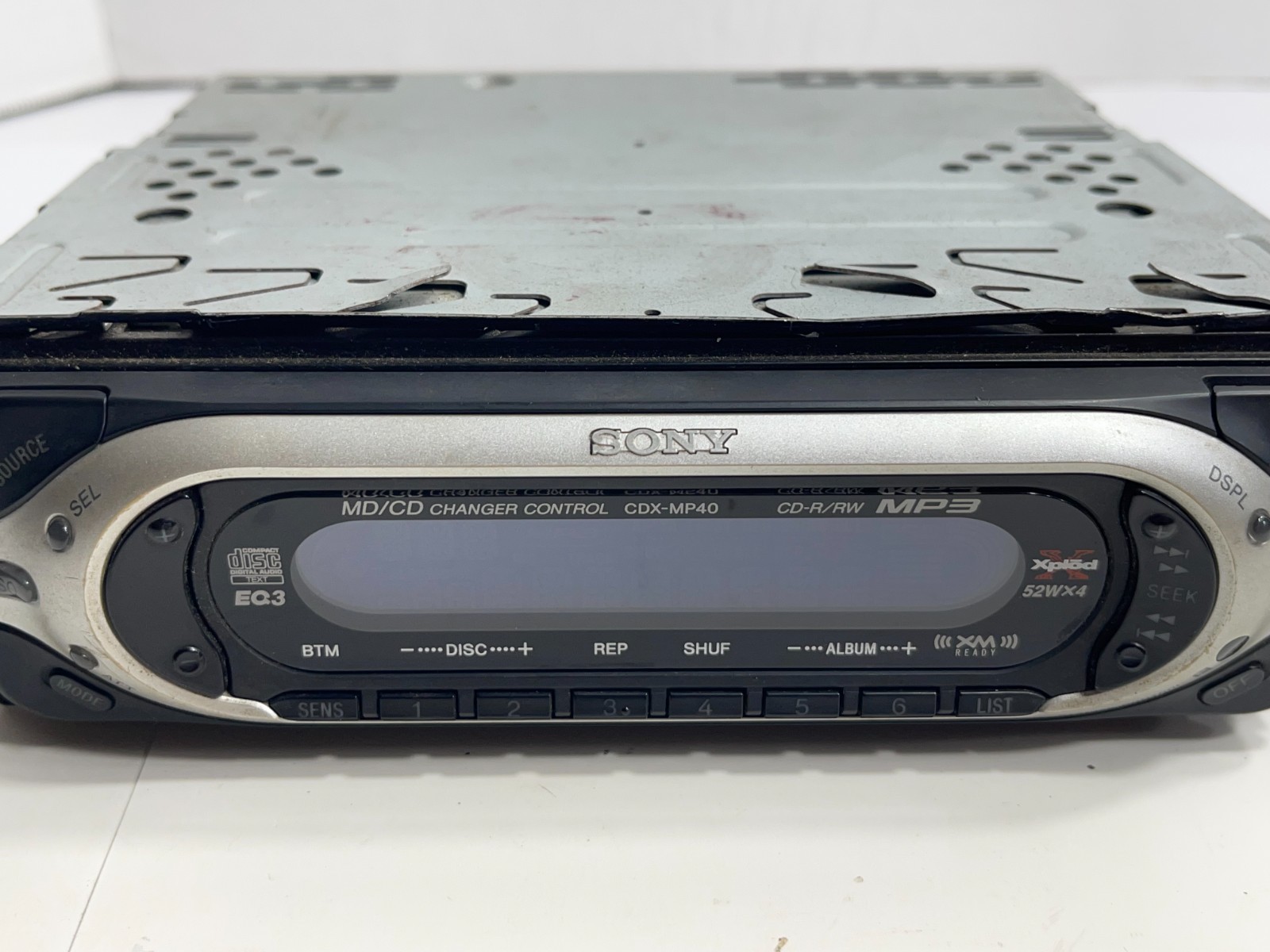 Sony CDX-MP40 Radio (Parts & Repair Radio) Untested (Came From A Parts Car)