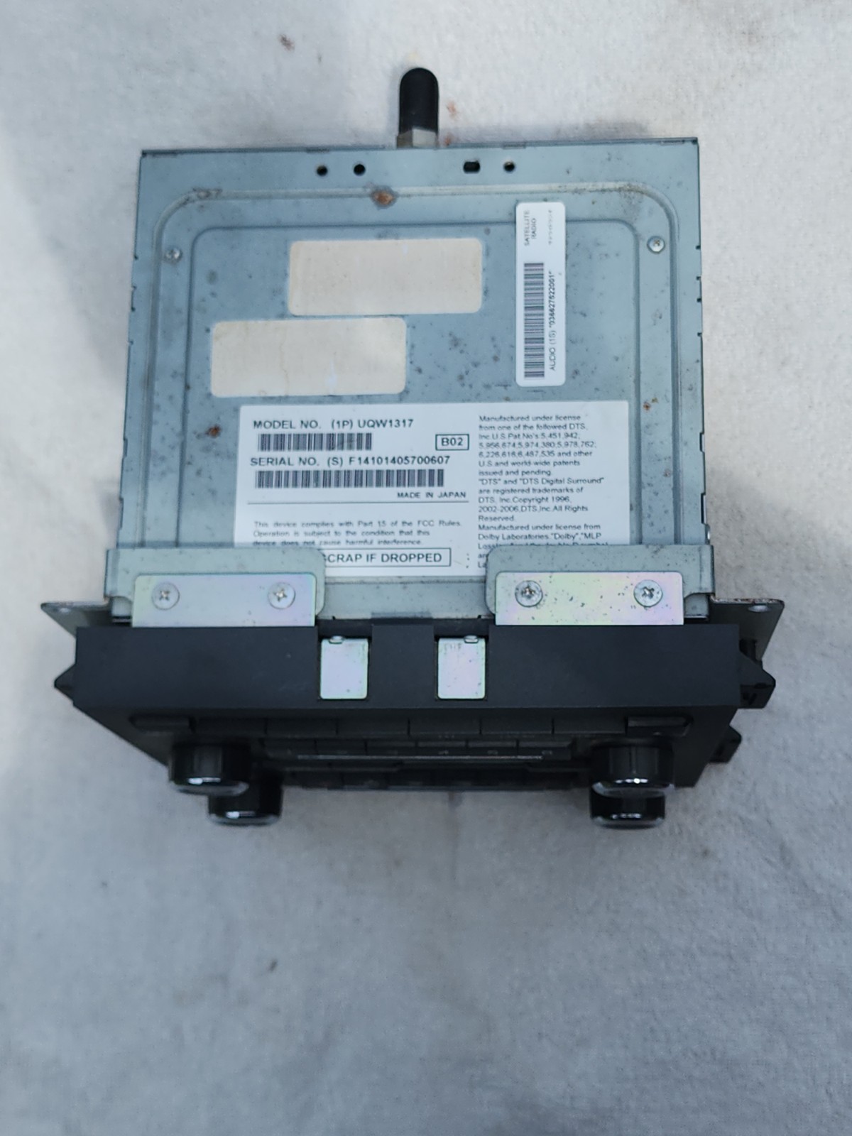 OEM 2009-2012 Lincoln MKS AM FM XM 6 disc CD satellite radio receiver Climate